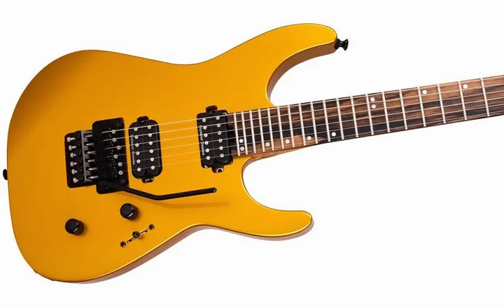 Jackson American SRS VTO GOLD RUSH, pickup e manopole dei controlli