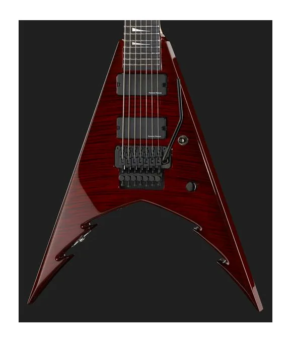 Jackson Corey Beaulieu King V 7 TR USA, curve del body viste dall'alto
