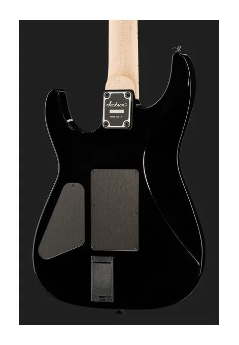 Jackson Dinky DK1 Black USA, curve del body viste dall'alto