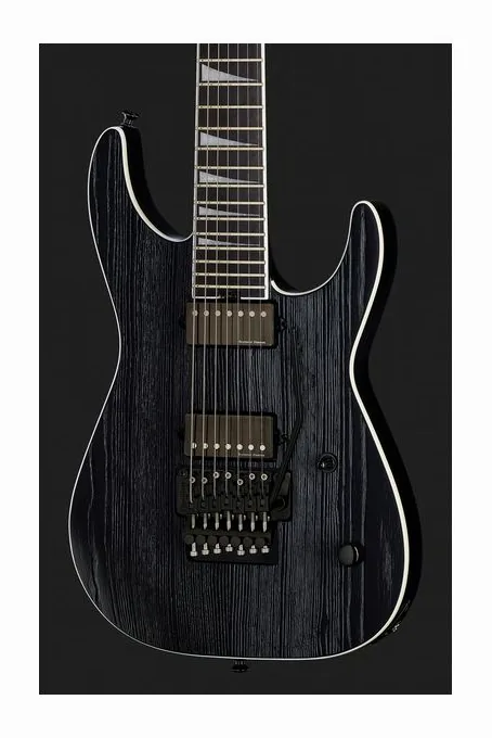 Jackson Jeff Loomis Soloist SL7 SB, corpo e verniciatura in primo piano