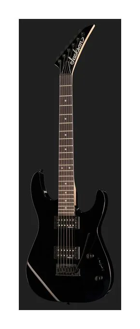 Jackson JS11 Dinky AH BLK, curve del body viste dall'alto