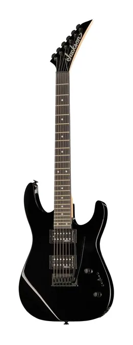 Jackson JS12 Dinky AH BLK visto di fronte
