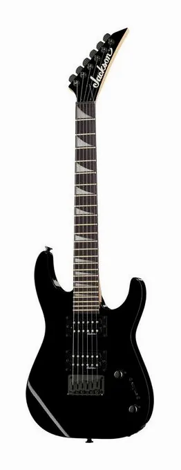 Jackson JS1X Dinky Minion Black in primo piano frontale