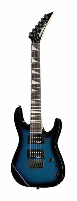Jackson JS1X Dinky Minion Met.Bl.Burst fotografato frontalmente