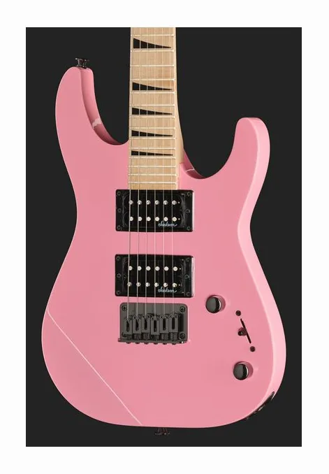 Jackson JS1X DK Minion AH FB BBG PINK, pickup e manopole dei controlli