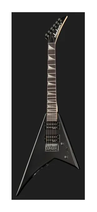 Jackson JS1X Rhoads Minion Satin Black, curve del body viste dall'alto