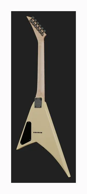 Jackson JS1X RR Minion AH FB VIN WHT, corpo e verniciatura in primo piano