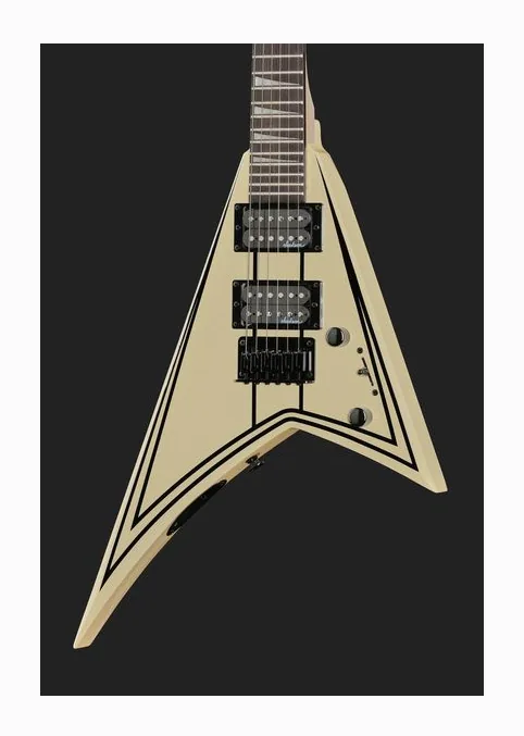 Jackson JS1X RR Minion AH FB VIN WHT, curve del body viste dall'alto