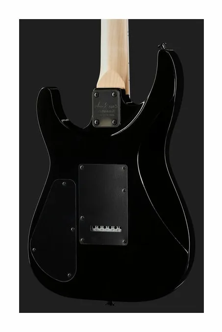 Jackson JS20 DKQ 2PT TR Green, curve del body viste dall'alto