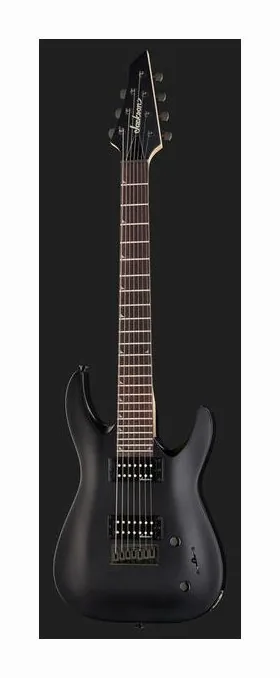 Jackson JS22-7 Dinky AH SB, curve del body viste dall'alto