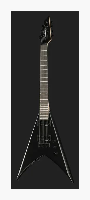 Jackson JS22-7 KV Satin Black, curve del body viste dall'alto