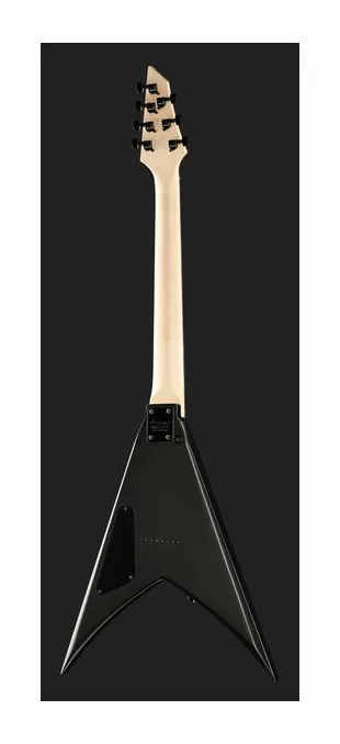 Jackson JS22-7 KV Satin Black, curve del body viste dall'alto