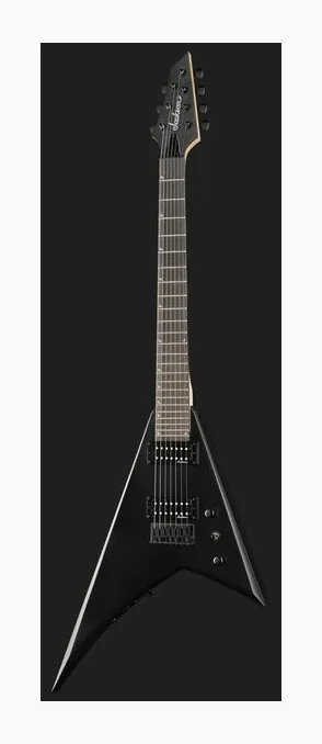Jackson JS22-7 RR Satin Black, corpo e verniciatura in primo piano