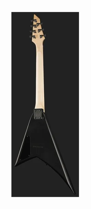 Jackson JS22-7 RR Satin Black, manico e tastiera visti di lato