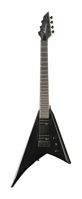 Jackson JS22-7 RR Satin Black visto di fronte