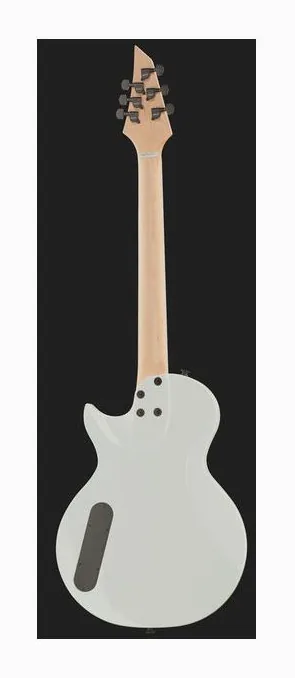 Jackson JS22 AH SC Monarkh Snow White, manico e tastiera visti di lato