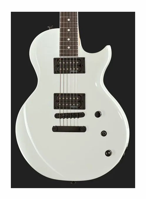 Jackson JS22 AH SC Monarkh Snow White, pickup e manopole dei controlli