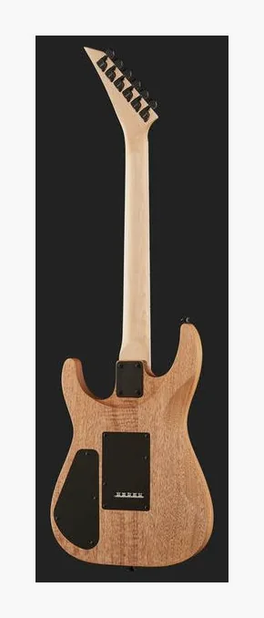 Jackson JS22 Dinky DKA Na Oiled AH, corpo e verniciatura in primo piano
