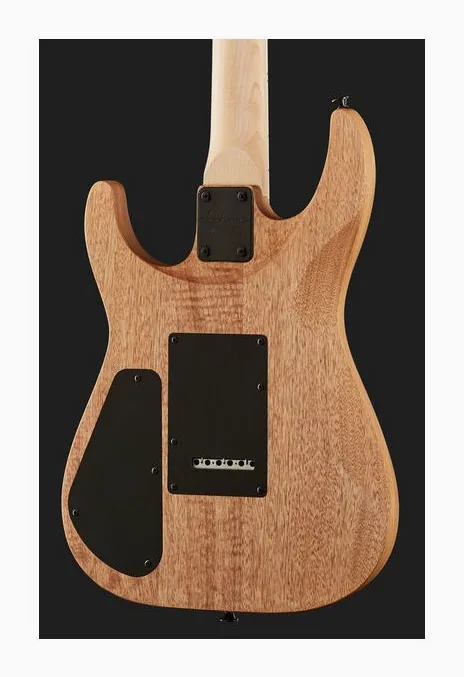 Jackson JS22 Dinky DKA Na Oiled AH, manico e tastiera visti di lato