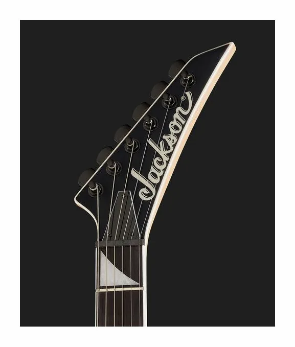 Jackson JS22 Dinky BLK AH, manico e tastiera visti di lato