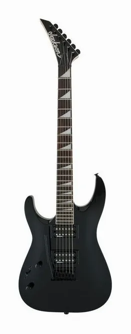 Jackson JS22-L Dinky BLK in primo piano frontale