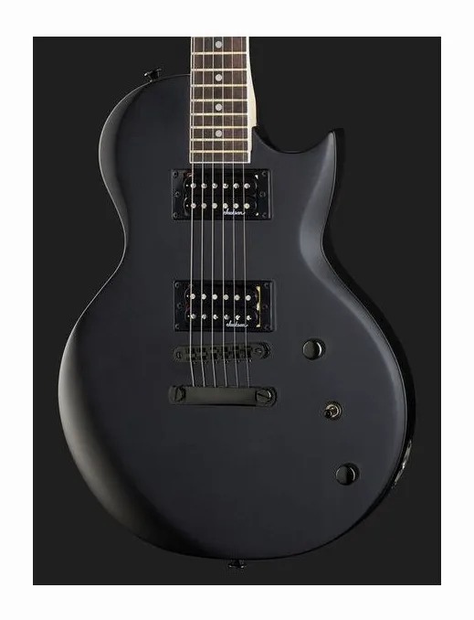 Jackson JS22 SC Monarkh AH SBlack, curve del body viste dall'alto