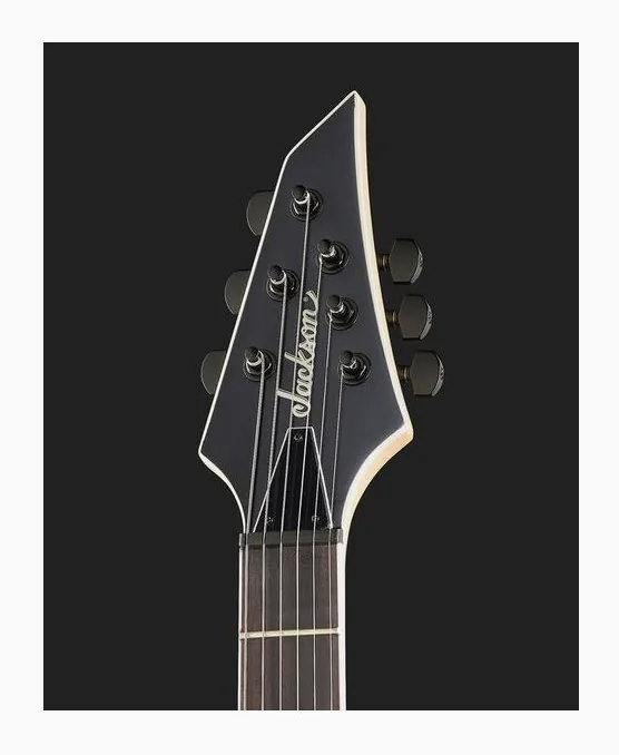 Jackson JS22 SC Monarkh AH SBlack, manico e tastiera visti di lato