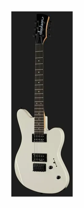 Jackson JS22 Surfcaster HT SN WHT, pickup e manopole dei controlli