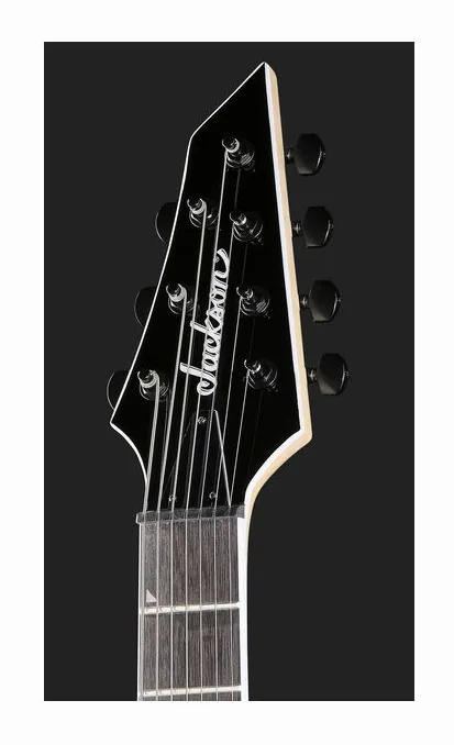 Jackson JS22Q-7 DKA Dinky JS TrBlBurst, corpo e verniciatura in primo piano