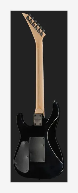 Jackson JS32 DKAP TR Black Burst, curve del body viste dall'alto