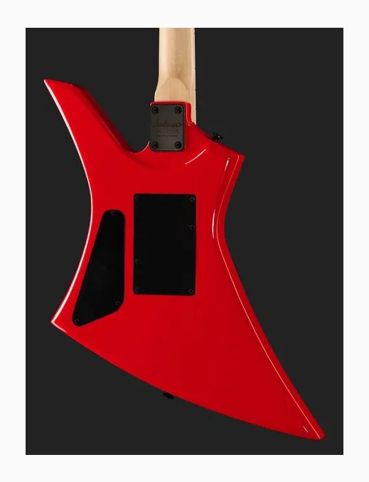 Jackson JS32 Kelly Ferrari Red AH, manico e tastiera visti di lato