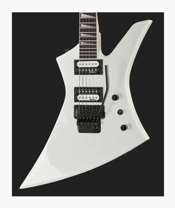 Jackson JS32 Kelly Snow White, selettore pickup e jack di uscita