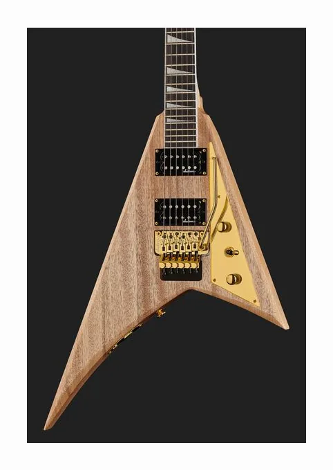 Jackson JS32 MAH Rhoads Natural, paletta con meccaniche e logo