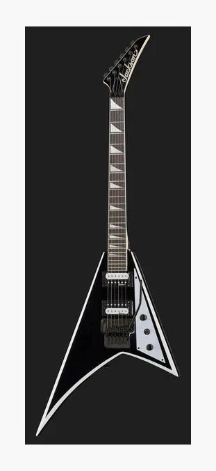 Jackson JS32 Rhoads AH BK, vista posteriore del corpo