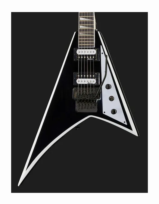 Jackson JS32 Rhoads AH BK, vista posteriore del corpo