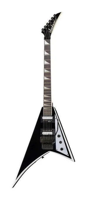 Jackson JS32 Rhoads AH BK in primo piano frontale