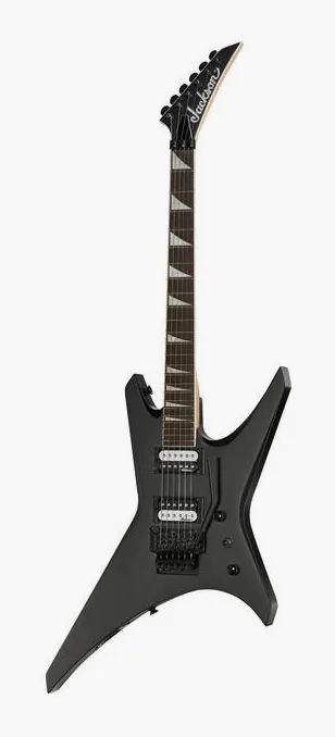 Jackson JS32 Warrior SBK AH inquadrato di fronte su sfondo neutro