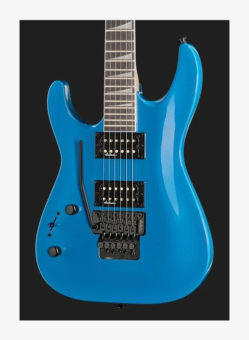 Jackson JS32L Dinky DKA AH BBL, corpo e verniciatura in primo piano