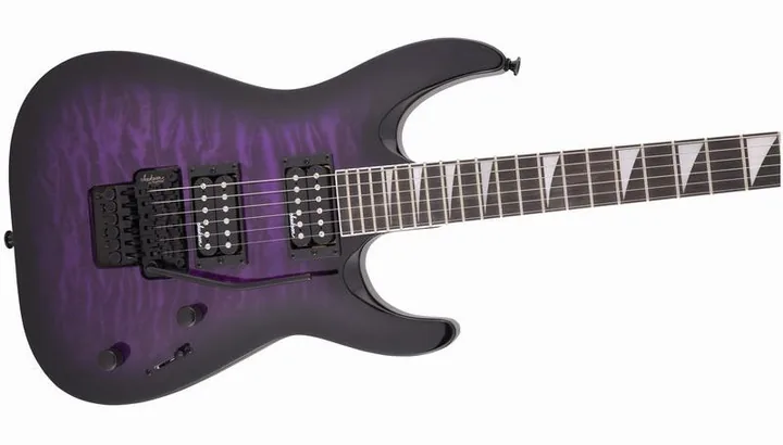 Jackson JS32Q DKA Dinky AH TPB, selettore pickup e jack di uscita