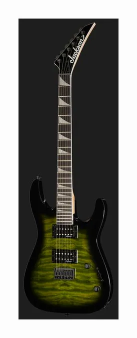Jackson JS32Q DKA HT TRS GRN BRST, vista posteriore del corpo