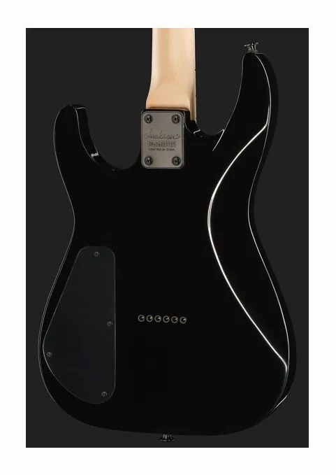 Jackson JS32Q DKA HT TRS GRN BRST, profilo laterale del corpo