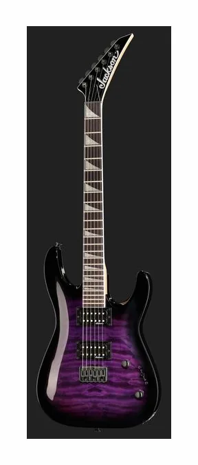Jackson JS32Q DKA HT Trans.PurpleBurst, profilo laterale del corpo