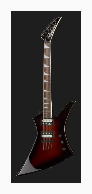 Jackson JS32T AH Kelly Viola Burst, selettore pickup e jack di uscita