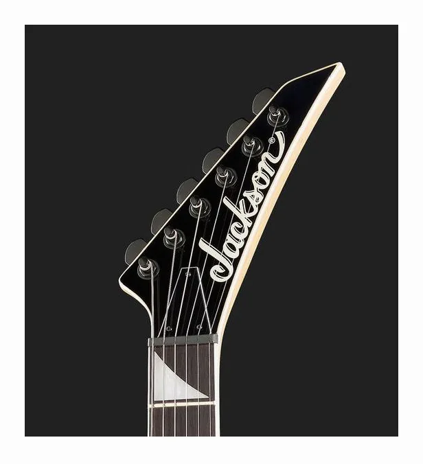 Jackson JS32T King V AH BK, manico e tastiera visti di lato