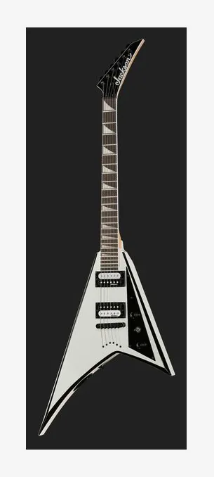 Jackson JS32T Rhoads AH WH, manico e tastiera visti di lato