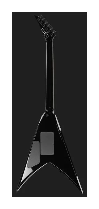 Jackson KV2 King V BK USA, corpo e verniciatura in primo piano