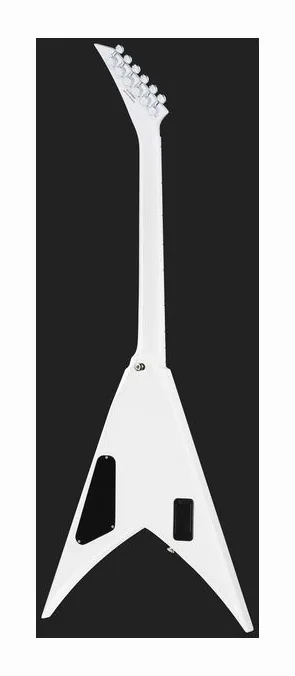 Jackson KVTMG Pro King V Snow White, selettore pickup e jack di uscita