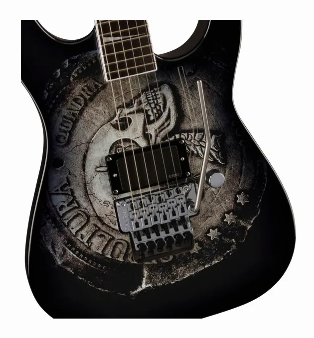 Jackson Pro Andreas Kisser SL1 Quadra, profilo laterale del corpo