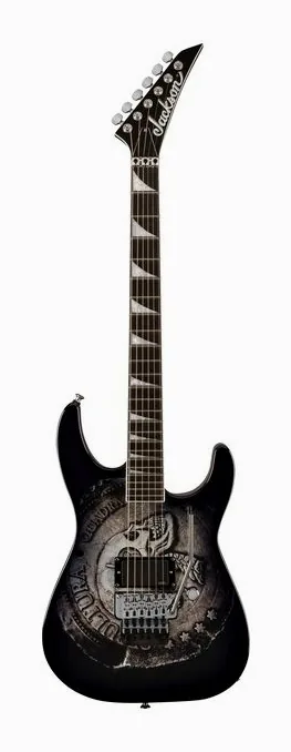 Jackson Pro Andreas Kisser SL1 Quadra fotografato frontalmente