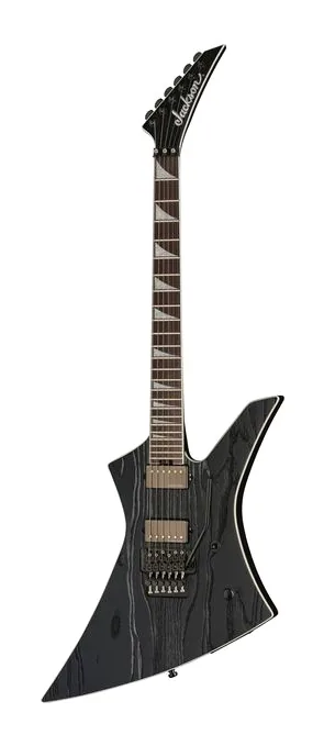Jackson Pro Jeff Loomis Kelly Ash BK inquadrato di fronte su sfondo neutro